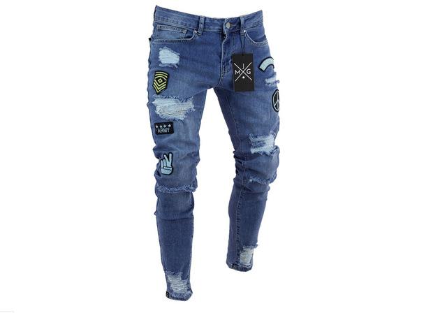 Finiks Gravity | Ripped Patch Skinny Denim Jeans | Product image 2