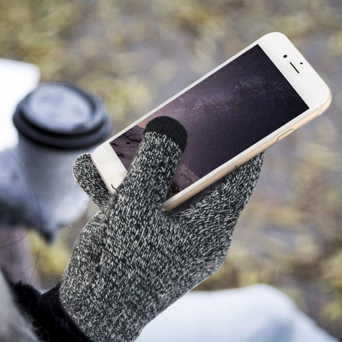 Finiks Gravity | Unisex 3-Piece Winter Hat, Scarf & Gloves Set | Product image 4