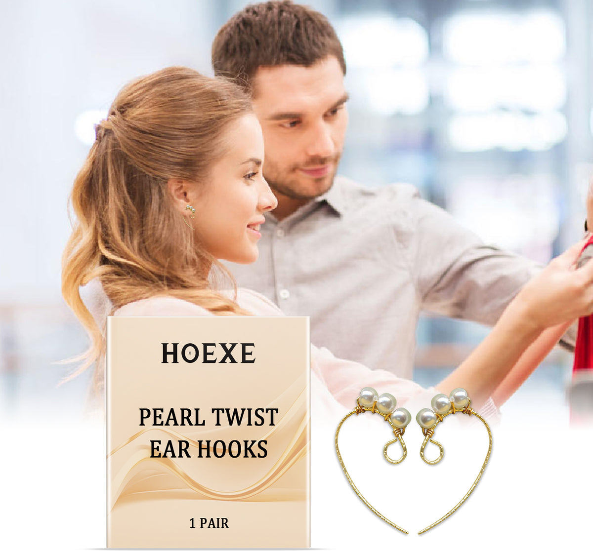 Pearl Twist Ear Hooks