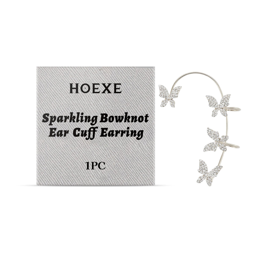 Shiny Bow Ear Clips
