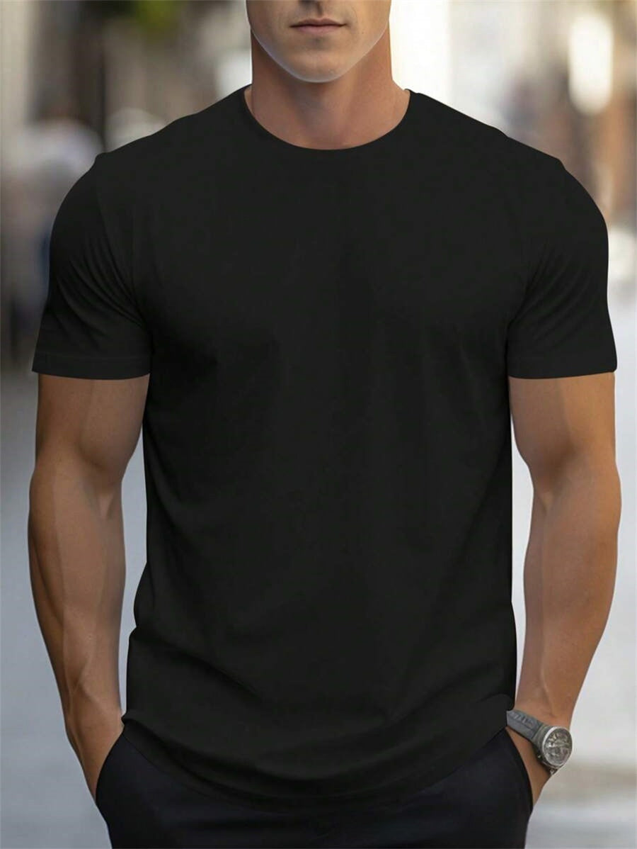 Camiseta de lino con rayas retro: corte holgado para hombre