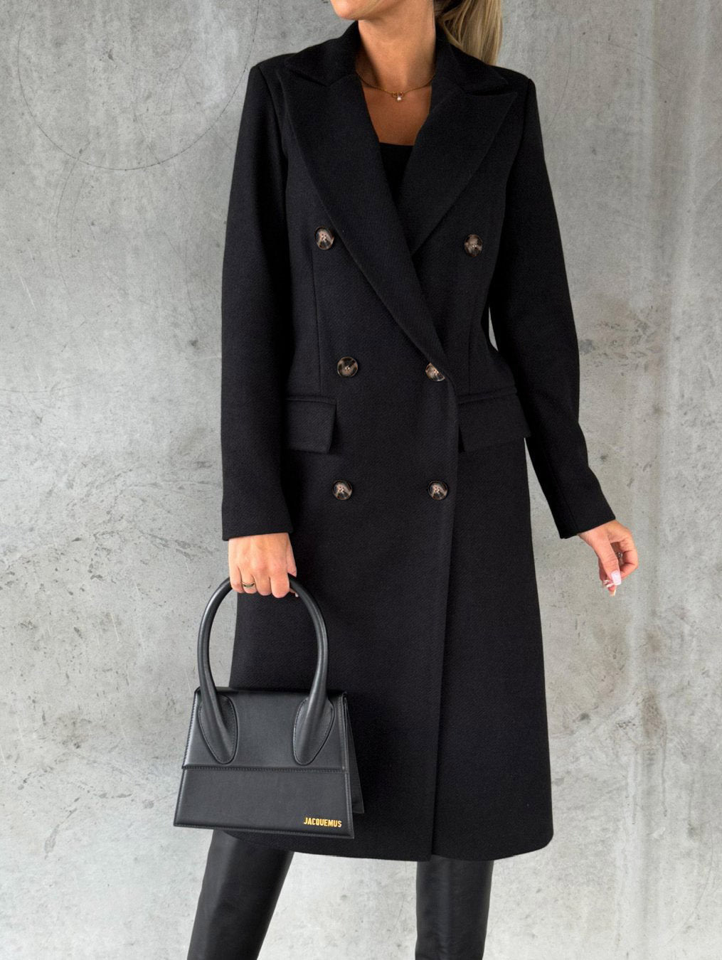 Finiks Gravity | Ruffled Lapel Long Blazer | Product image 4