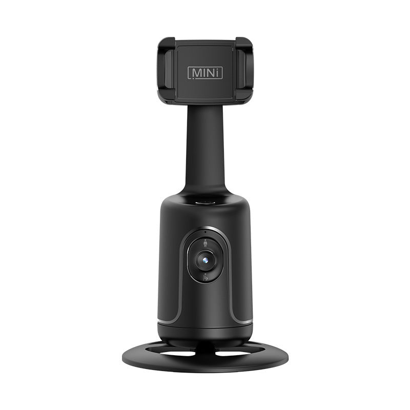 AI face tracking phone holder Black