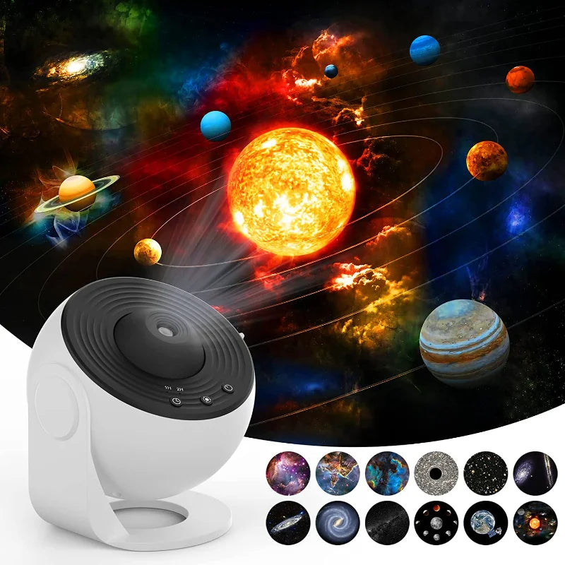 Proyector de planetario galáctico de 360°